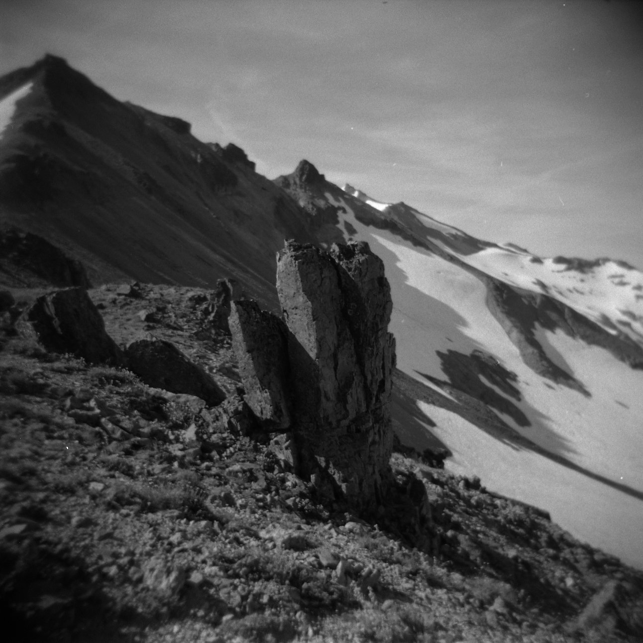 Rock outcrop in Goat Rocks