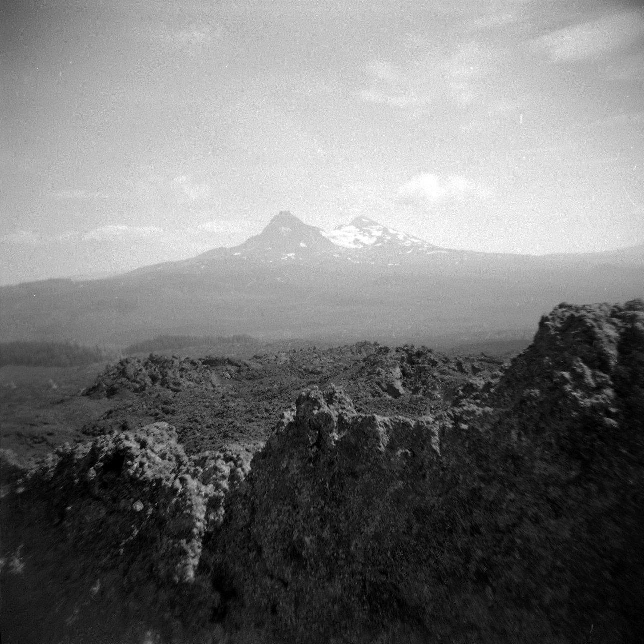 Volcanic landscape near Three Sisters