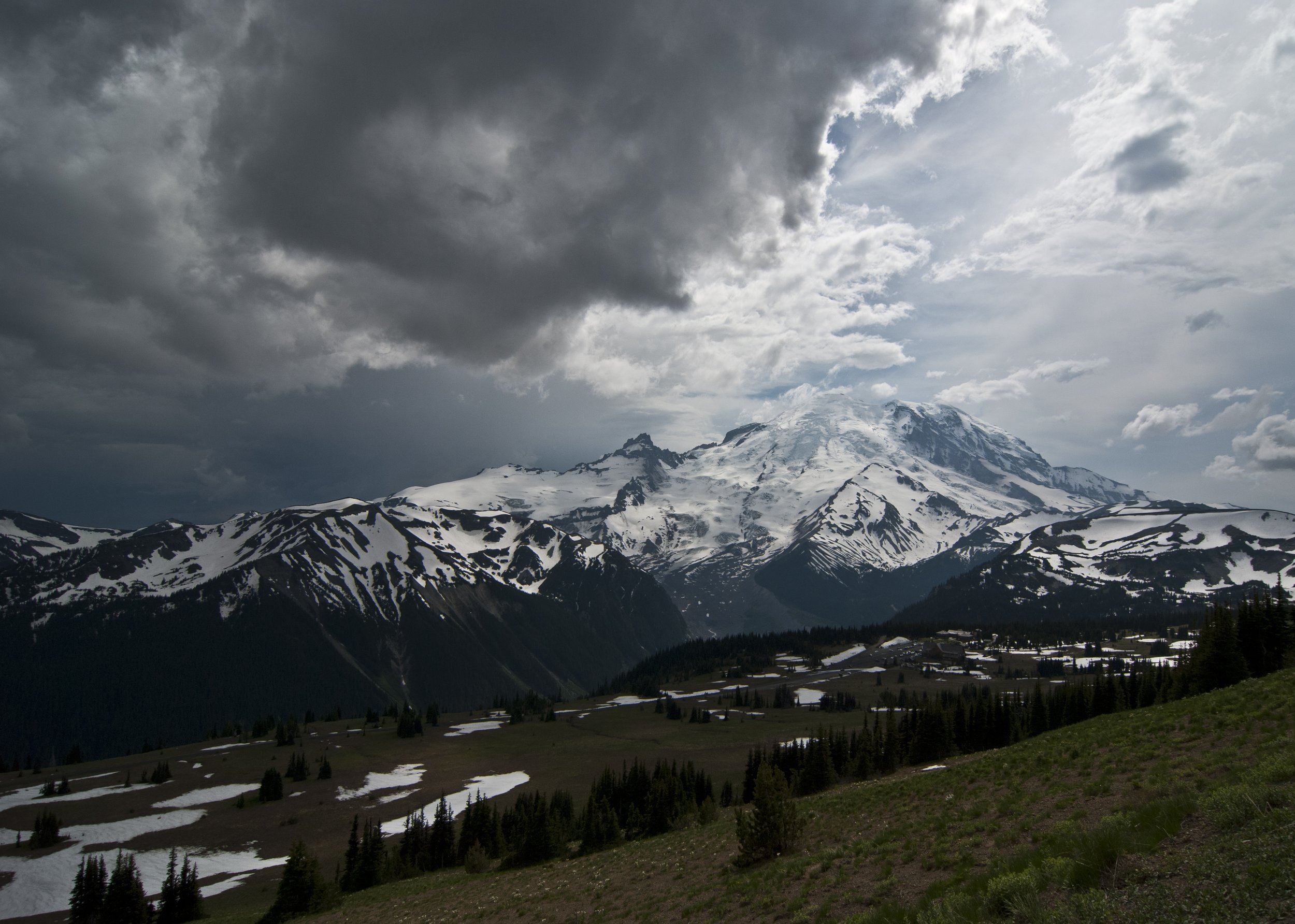 Moody day from Sourdough Ridge